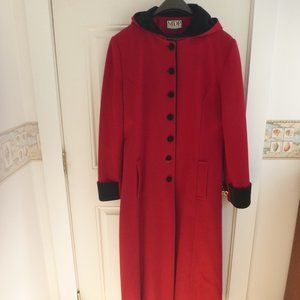 Vintage Mario De Pinto wool swing coat